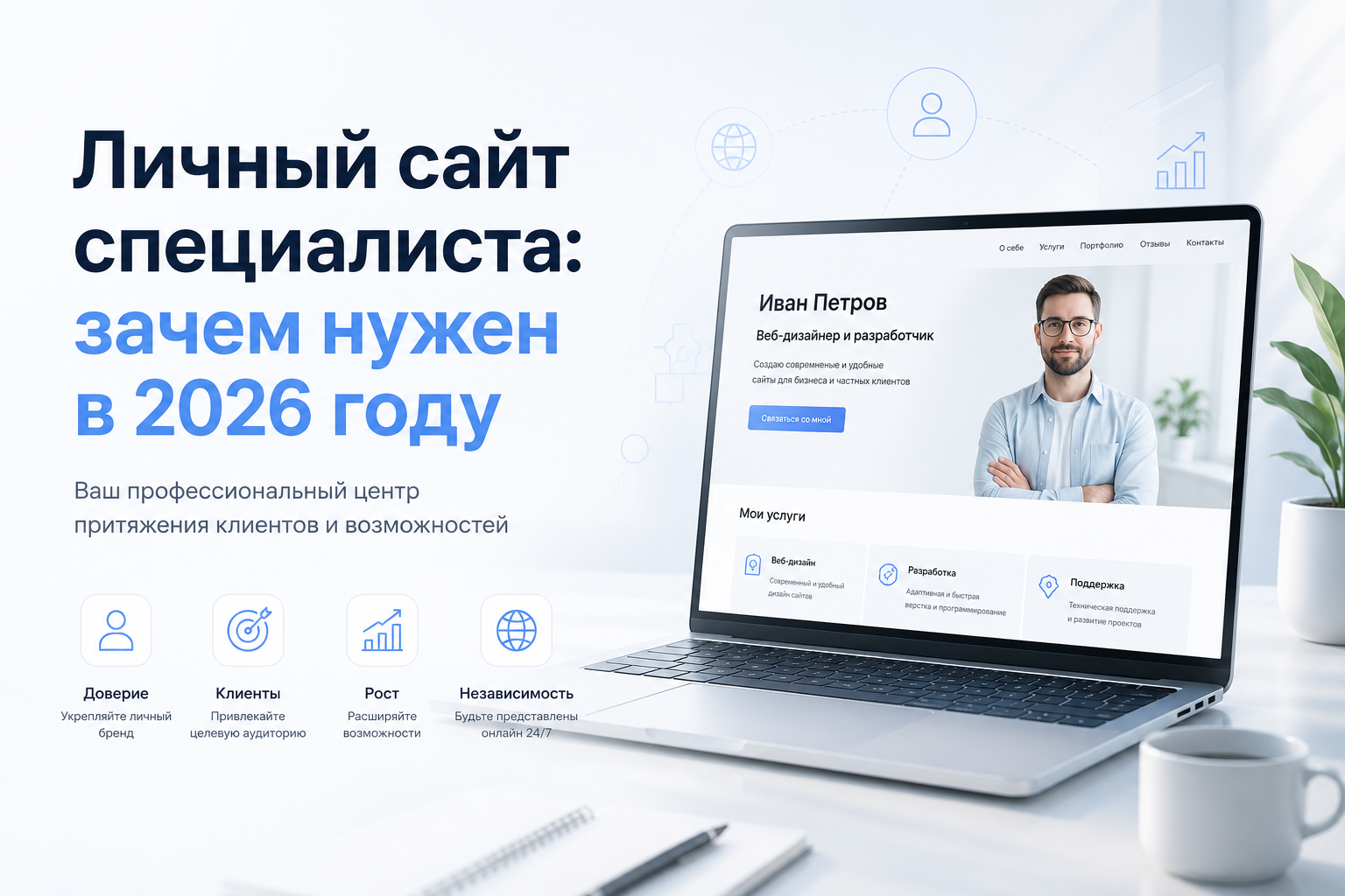 Личный сайт специалиста: зачем нужен в 2026 году